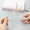 Arte de acrílico transparente tesoura cortador de papel DIY artesanato suprimentos portáteis estudantes papelaria Escritório durável simples tesoura