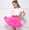 Girls ruffle tutu skirts Children ribbon Bows stain tulle skirt kids lace princess party bottoms A61692298363