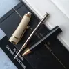 Yamalang Luxe Pennen Pen + Box + Kaart Melk Witte Balpen DUITSLAND SPECIALE BALLODER KANTOOR Kantoorbehoeften Diamond Clip Rollerball Pen