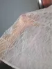 Abiti da sposa glitterati in pizzo avorio Abito da sposa da spiaggia in tulle lucido Boho Eleganti abiti da festa per matrimoni aperti sul retro del treno lungo