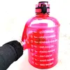 3.78 ml Sport Big Gallon Bouteille D'eau Avec Filtre Net Infuse De Fruits Sans BPA Mes Boissons Bouteilles En Plein Air Gym Randonnée HH21-439