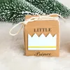 Gift Wrap 50pcs/pack Baby Shower Birthday Party Candy Box Princess Prince Wedding Favor Decoration