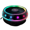 Coolmoon DC 12 V 3Pin UFO Kolorowe podświetlenie 100mm CPU Wentylator CPU PC Headsink do Case Intel / AMD