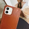 Fashion Brand Designer Phone Cases For Iphone 11 12 Pro X/XS/XR Max 7p/8p Woman Men Luxury Leather Smartphones Case Fitted Case