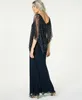 Chiffon 2021 Mother Of The Bride Dresses Shawl With Sequined Groom Mothers Outfit Wedding Guest Dress