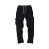 Winter Streetwear Męskie spodnie bojówki Kieszenie Sweat Casual Spodnie Męskie spodnie dresowe do biegania