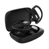 T16 T17 Kablosuz Bluetooth Kulaklık TWS Spor Su Geçirmez Over-Kulak Kulaklık Kulaklık 5.0 Siyah Şarj Baz 5 adet
