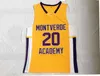 Montverde Academy Eagles High School 20 Ben Simmons Jersey Hommes Basketball Team Couleur Jaune Cousu Et Couture Sports Pur Coton Respirant Bonne Qualité