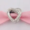 Sterling silver bröllop smycken gör pandora knuted hjärta diy charm kristall armband mödrar dag flickvän gåvor för kvinnor kedja pärla namn halsband 798081