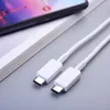 Cabo de 100w tipo C 5A 100cm PD FIO DE DADOS DE CARREGA FASTA USB-C A LINHA USB C PARA GALAXY S20 FE NOTA 20 ULTRA S10 PLUS