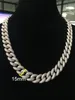 15mm Topkwaliteit Dikke 5 Rij Super Volledige Diamond Cubaanse Bubble Miami Ketting Link Kettingen Mens Hiphop Iced Out Sieraden