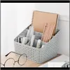 Huishoudelijke Organisatie Home GardenMakeUp Organizer Cosmetische Opbergdoos Case Container Desktop Slaapkamer Badkamer LMitatie Rotan Boxen B