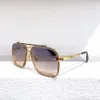 hommes Lunettes de soleil à cadre complet Femmes Couleur mélangée Golden blanc violet antireflection Ornemental Alloy UV Protection Fashionr Style UNIQU190C