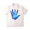 Camicia hawaiana stampata Uomo Summer White Polo Street Fashion Camicie per uomo
