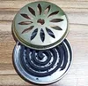 Ongediertebestrijding Roestvrij staal Mosquito Coil Holder Brandwerend Sandelhout Wierookbrander Binnen Buiten Kamperen Gebruik Draagbaar Repellen5715141