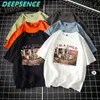 T-shirts pour hommes 2022 Mode d'été Casual T-shirt à manches courtes Tops Hommes O Cou Coton Imprimer Streetwear Femmes Plus Taille 5XL