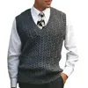 Mens maglione gilet primavera autunno streetwear casual uomo abbigliamento grande vendita slim fit tinta unita senza maniche maglioni top 211014