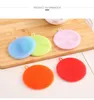 Spazzola multifunzionale per la pulizia della cucina Materiale oleoso antiaderente sicuro in silicone salviette pastiglie per lavastoviglie sottobicchieri pennelli pentole e ciotole per la pulizia della casa RH5948