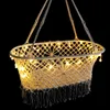 Camp Furniture Baby Hammock Cradle Swing Bed Born Hanging Woven Basket White Suitable For 06 Months3703211