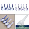 5pcs China Chinese Style Ceramic Spoon Blue And White Soup Spoons Porcelain Ceramics Kitchen Tableware5316544