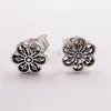 Andy Jewel Morning Dew Stud Pink CZ Made of 925 Sterling Silver Fit European Pandora Style Ale Stud Sieraden