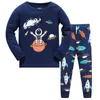 Saut Mètres Arrivée Bébé Filles Vêtements Ensembles Espace Homme Garçons Pyjamas Mode Maison Vêtements Enfants Vêtements De Nuit 210529