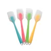 Crème intégrée ustensiles de cuisson gâteau outil haute température Silicone grattoir tête translucide spatule outils de cuisson