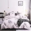 Luxury Leopard Swallow Ytterligare Geometrisk Duvet Cover 240x220 Sängkläder Quilt Cover Set 150 sängkläder 200x200 Nej Lakan