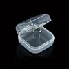 2000pcs Clear Plastic Box Coin Holder Container Chip Jewelry Square Storage Box Transparent Display Cases