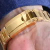 Modemän titta 40mm automatiska mekaniska klockor liv vattentätt guld armbandsur rostfritt stål rem hög kvalitet orologio di lusso armbandsur gåva