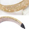 Nouvelle Arrivée Extreme Luxe Femmes Bijoux Cheveux Bandeau De Couverture Plein Couverture Micro Faux Cristal Glisten Beau-tête de filles