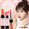 6 색 매트 립글로스 레드 와인 병 메이크업 액체 립스틱 방수 장기 지속 Lipgloss 보습 립 틴트 화장품