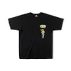 T-shirt à manches courtes pour hommes Lettres numériques Imprimer T-shirts de haute qualité Hip Hop T-shirt surdimensionné