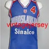 Dejan Bodiroga #4 Team Jugoslavija Joegoslavië Joegoslavië Retro Basketbal Jersey Heren Gestikt Custom Elk Nummer Naam Jerseys