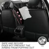 Luxury PU Läder Bilstolsöverdrag Bilkudde Kudde Mat Auto Fram Bakre Styling Inredning Tillbehör täcker