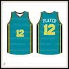 Costume Basketball Jerseys Mens Juvenil Mulheres Amarelo Preto Branco 0163