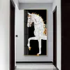 modern horse canvas
