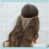 Hair Jewelryhair Clips & Barrettes Bohemian Wedding Rhinestone Fringed Headband Ladies Party Jewelry Bride Aessories Wholesale Drop Delivery