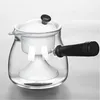 SENDIAN Ceramic Liner Glass Teapot Cooking Dual-use High Temperature Resistant Kettle Office Kitchen Tea Set Accessories 210621