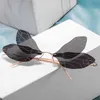 Designer sunglasses Rimless Mirror Fashion Retro Steampunk Folding Sunglasses Beauty for Women Desinger Eyewear Lady Accessories