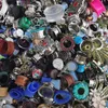 Junlowpy Whole 100pcs Stock Tunnels de chair d'oreille en acrylique en acanique bouchons les jauges d'usine Piercing6103692