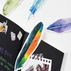 Bookmark 10packs/lot Colorful Feather Birds In Memory Paper For Book Marker Gift School Office Stationery Wholesale