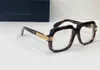 Vintage 607 Eyeglasses Frame for Men Blue Crystal Full Rim Optical Frame Clear Lens Square Sunglasses Frames Mens Eyewear with Box180a