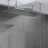 Doccia a pioggia a soffitto Accessori per il bagno Soffione doccia a pioggia 1000 * 500 Doccia Big Top lucidata Roes Acciaio inossidabile 304 H1209