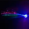 Luminous Light Up Toy LED Hair Extension Flash Braid Party Girl Glow by Fiber Optic Christmas Halloween Night Lights Decorationa10a25 a03