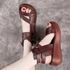 Dress Shoes 2021 Fish Mouth High Quality Soft PU Leather And Cowhide Summer Roman Women Sandals Platform Heighten Shoe Wedges