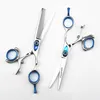 Hair Scissors 5.5" 6" Flying Shears 440C Swivel Thumb Rotating Hairdressing