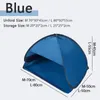 M Size 70*50*45cm Camping Outdoor Beach Sun Shade Tent Portable UV protection Pop Up Cabana Shelter Infant Sand