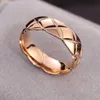 Gold/Silver Plated Engraved Geometric Shape Stainless Steel Ring Size 7 8 9 10