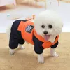 Dog Apparel Winter Jumpsuit voor kleding Yorkshire Terrier Windbreaker Parka Trajecito Perro Invierno Koreaans Warme jas